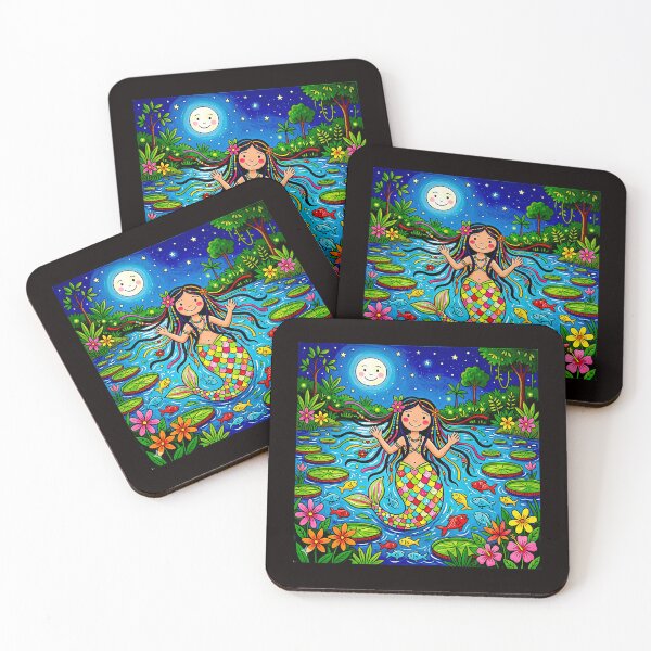 Item preview, Iara Brazilian Enchantress – Surreal Aquatic Fantasy Art #4 designed and sold by Helios Be. Lavsh.