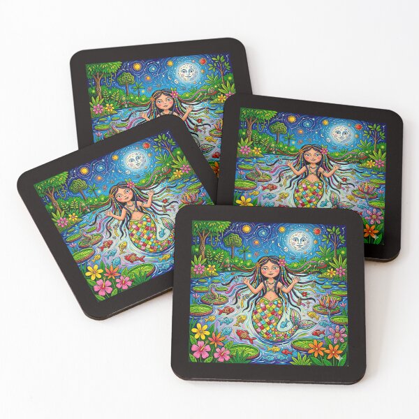 Item preview, Iara Brazilian Enchantress – Surreal Aquatic Fantasy Art #5 designed and sold by Helios Be. Lavsh.