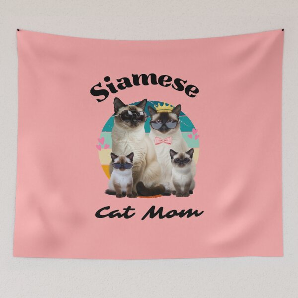 Item preview, Funny Siamese cat mom  designed and sold by Fateh-Kro ⭐⭐⭐⭐⭐.
