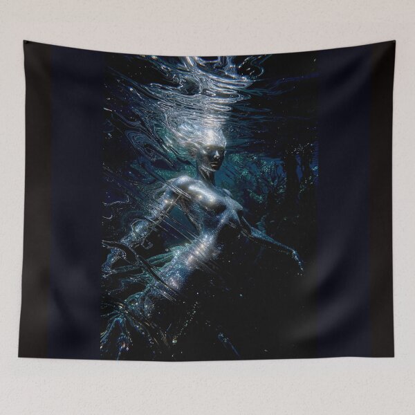 Item preview, Iara Brazilian Enchantress – Surreal Aquatic Fantasy Art #6 designed and sold by Helios Be. Lavsh.