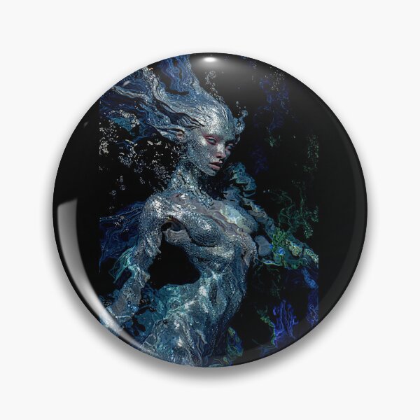 Item preview, Iara Brazilian Enchantress – Surreal Aquatic Fantasy Art #7 designed and sold by Helios Be. Lavsh.