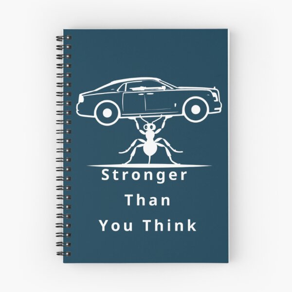 Item preview, Stronger Than You Think – Motivational Strength Mindset Design designed and sold by MyDesigneStore.