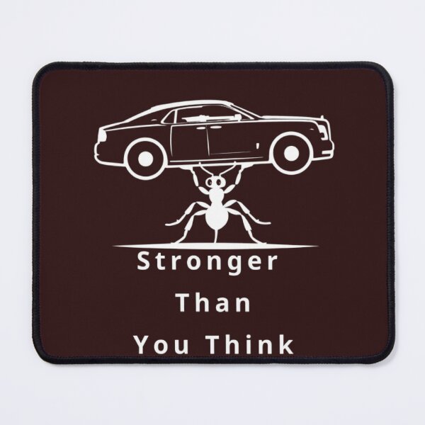Item preview, Stronger Than You Think – Motivational Strength Mindset Design designed and sold by MyDesigneStore.