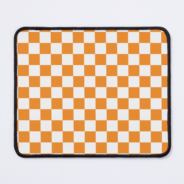 Item preview, White And Orange Checkered Pattern designed and sold by pattern-archive.