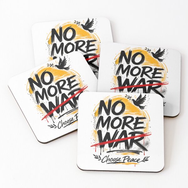 Item preview, No More War – Choose Peace anti war Design designed and sold by Bizertart.