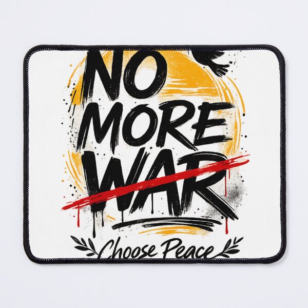 Item preview, No More War – Choose Peace anti war Design designed and sold by Bizertart.