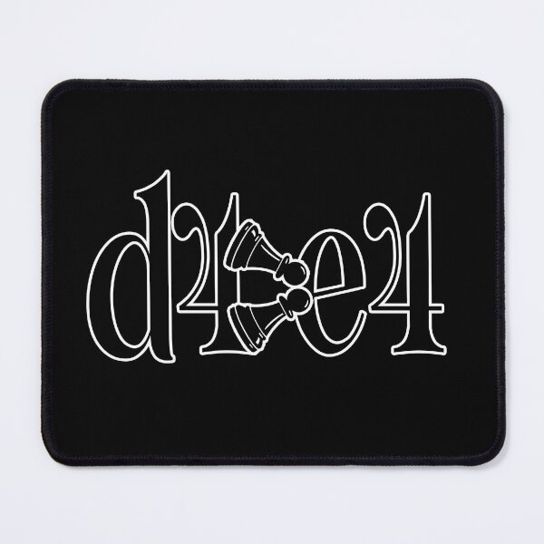 Item preview, d4>e4 chess meme designed and sold by JacobSpace.