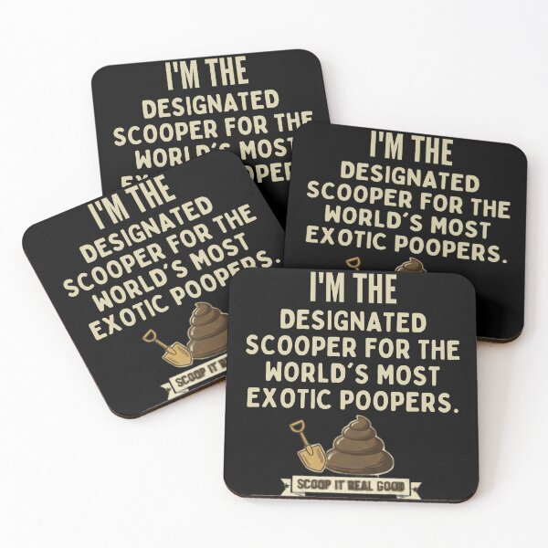 Item preview, Designated Scooper Exotic Poopers Funny Zookeeper Humor designed and sold by BlissHalo.