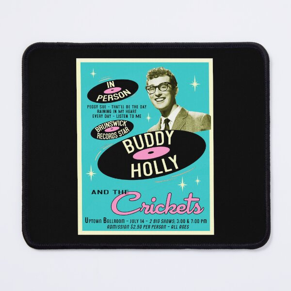 Item preview, Buddy Holly Show Teal designed and sold by Normbot2000.