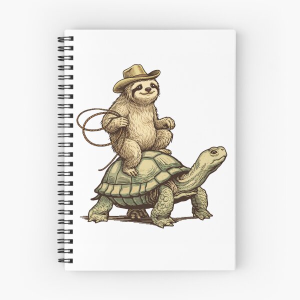 Item preview, Sloth Riding a Turtle designed and sold by CreativestuffCo.
