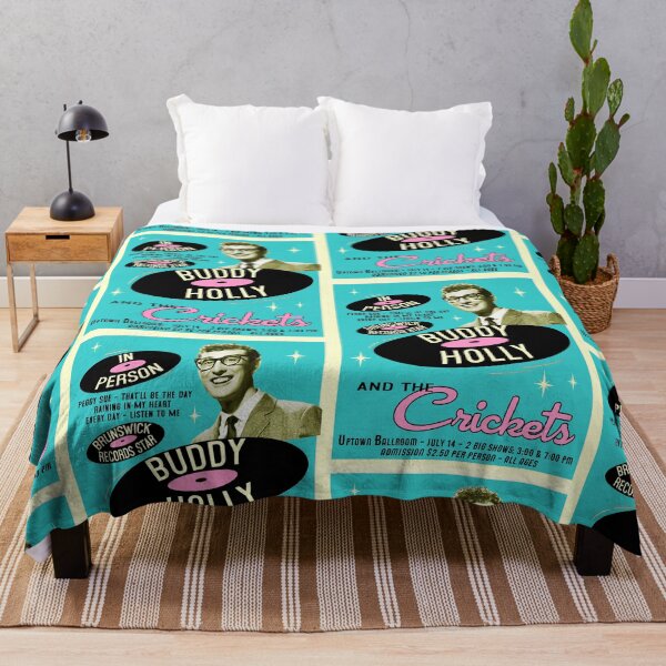Item preview, Buddy Holly Show Teal designed and sold by Normbot2000.