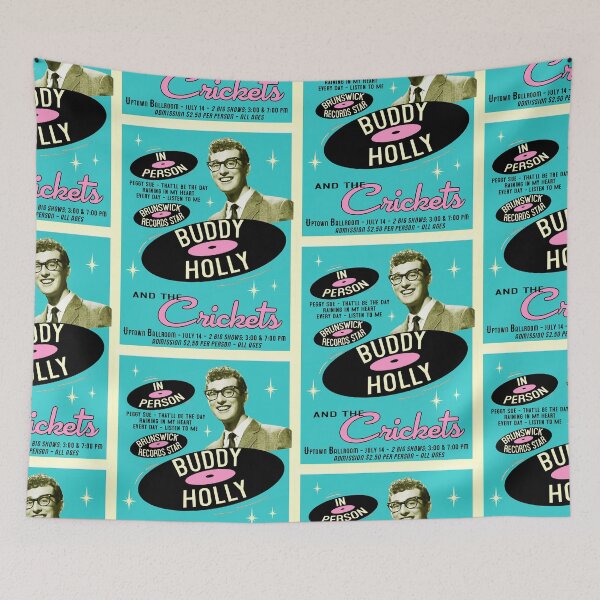 Aperçu de l'œuvre Buddy Holly Show Turquoise créée et vendue par Normbot2000.