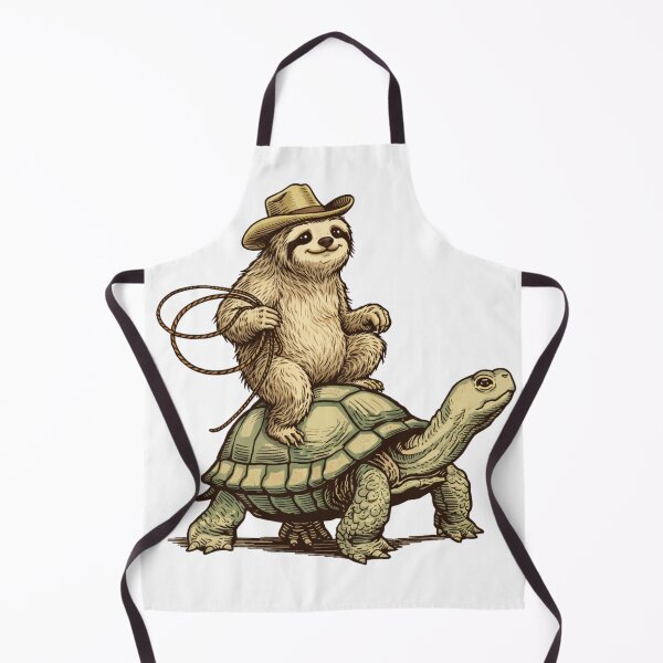 Item preview, Sloth Riding a Turtle designed and sold by CreativestuffCo.