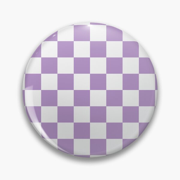 Item preview, White And Purple Checkered Pattern designed and sold by pattern-archive.