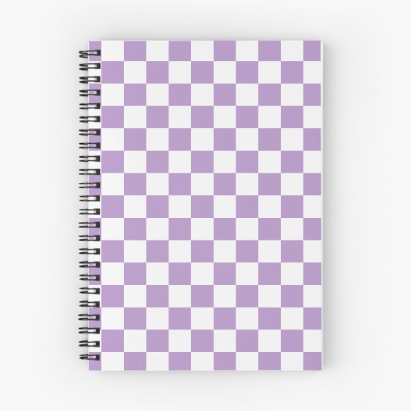 Item preview, White And Purple Checkered Pattern designed and sold by pattern-archive.