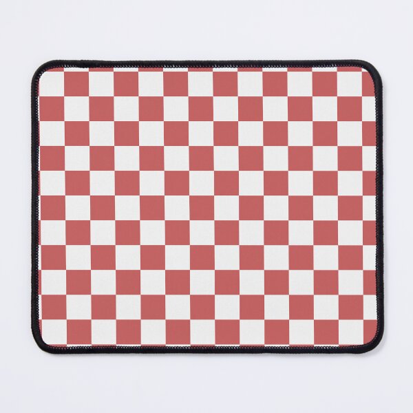 Item preview, White And Red Checkered Pattern designed and sold by pattern-archive.