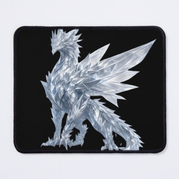 Item preview, Majestic Frost Crystal Dragon Mythical Ice Beast designed and sold by CrystalVanta.