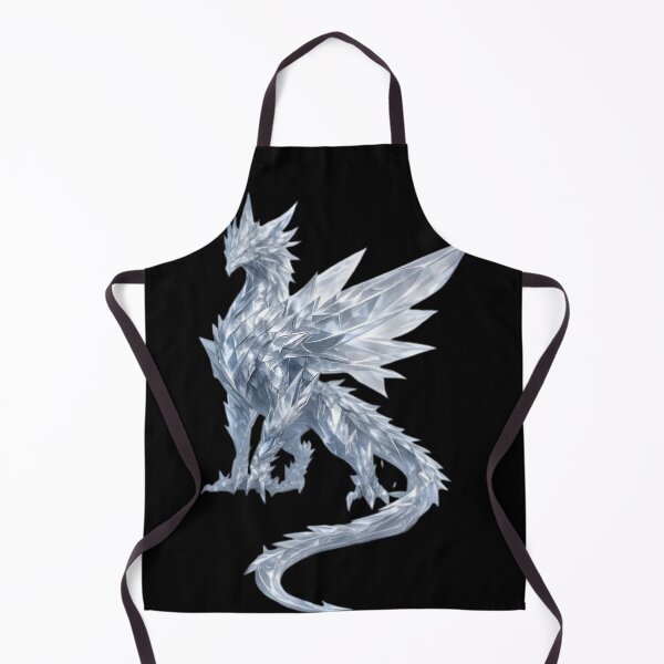 Item preview, Majestic Frost Crystal Dragon Mythical Ice Beast designed and sold by CrystalVanta.