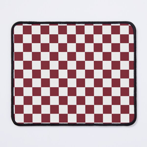 Item preview, White And Red Wine Checkered Pattern designed and sold by pattern-archive.
