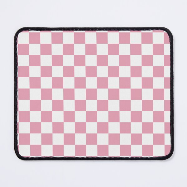 Item preview, White And Rose Checkered Pattern designed and sold by pattern-archive.