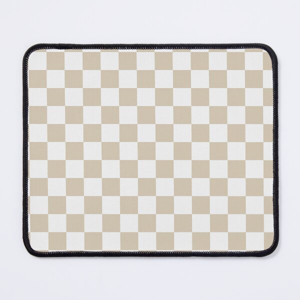 Item preview, White And Sand Checkered Pattern designed and sold by pattern-archive.