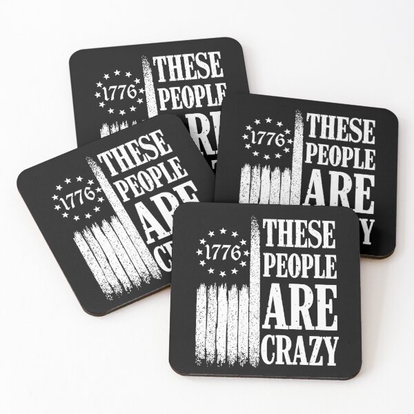 Item preview, 1776 These People Are Crazy - Patriotic Sarcastic America designed and sold by Ali-printshop.