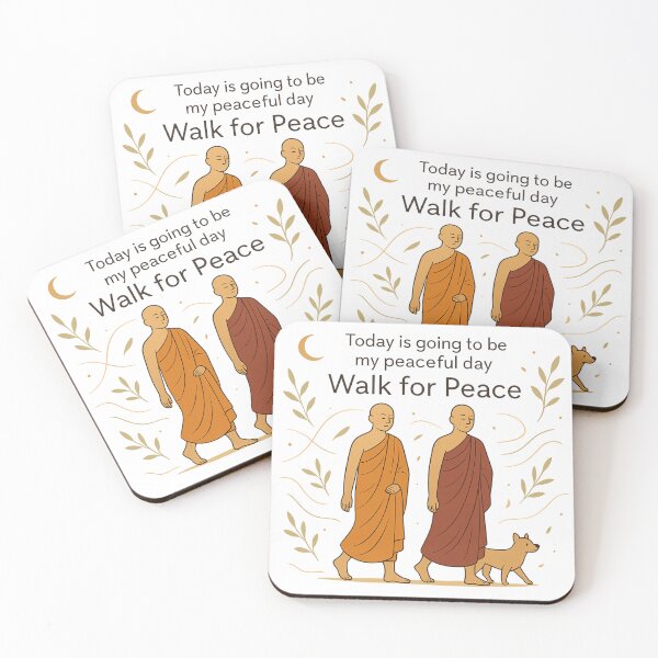 Item preview, Walk for Peace Monk Dog designed and sold by ZBIFBOUETLA.