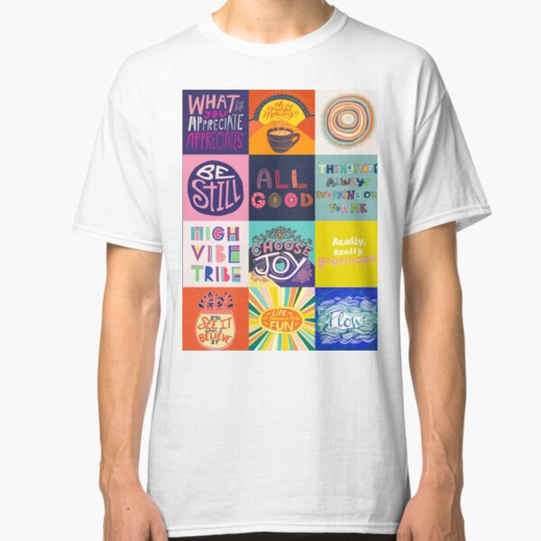 Positivity Patchwork Classic T-Shirt