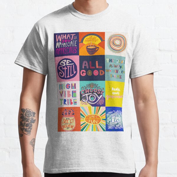 Positivity Patchwork Classic T-Shirt