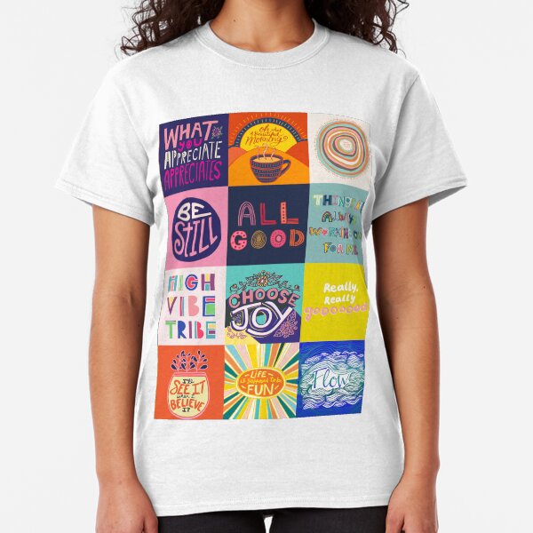 Positivity Patchwork Classic T-Shirt