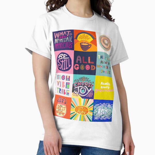 Positivity Patchwork Classic T-Shirt