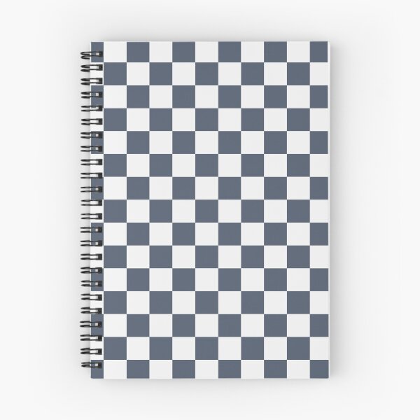 Item preview, White And Slate Checkered Pattern designed and sold by pattern-archive.