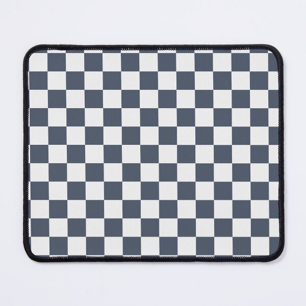 Item preview, White And Slate Checkered Pattern designed and sold by pattern-archive.