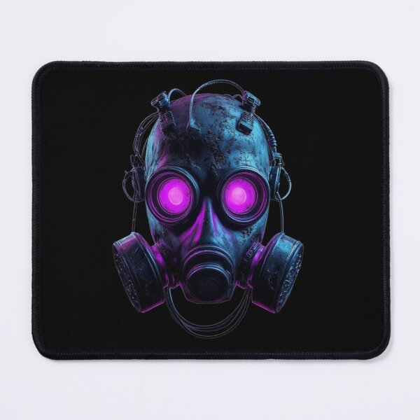 Item preview, Industrial Cyberpunk Neon Gas Mask designed and sold by BassLineDesign.