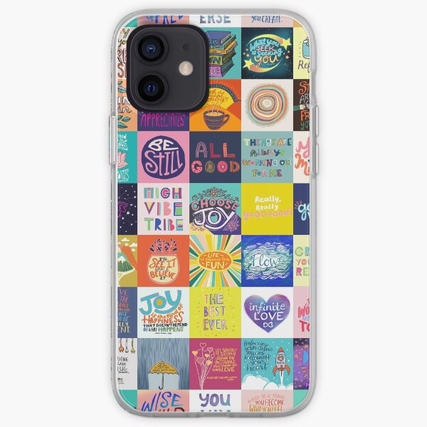 Positivity Patchwork iPhone Soft Case