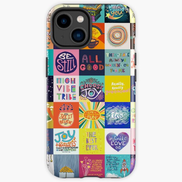 Positivity Patchwork iPhone Tough Case