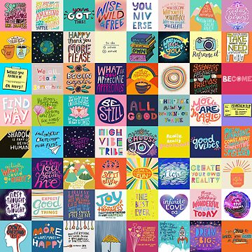 Artwork thumbnail, Positivity Patchwork by annieriker