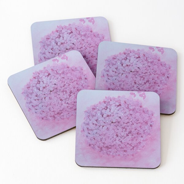 Item preview, Pretty In Pink Hydrangeas  designed and sold by Ediebxgood.