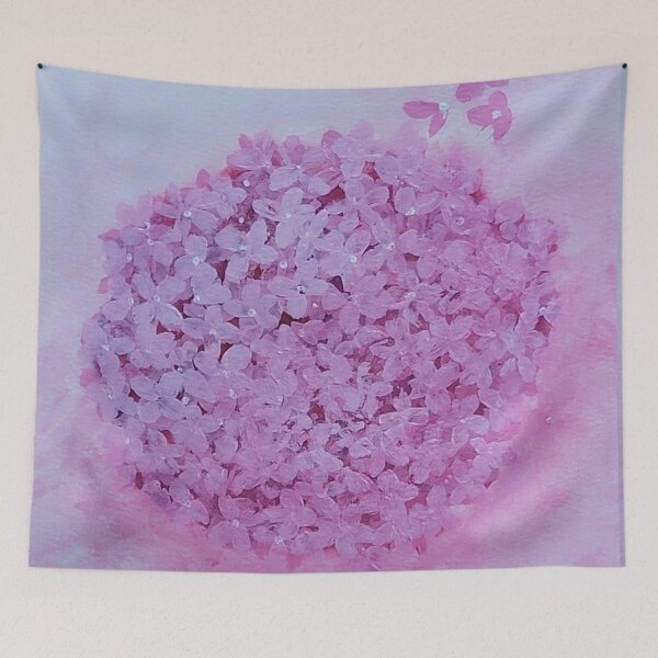Item preview, Pretty In Pink Hydrangeas  designed and sold by Ediebxgood.
