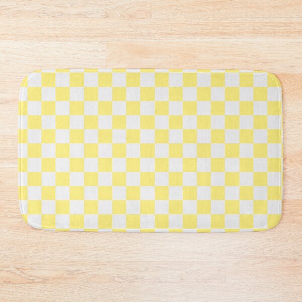 Item preview, White And Yellow Checkered Pattern designed and sold by pattern-archive.