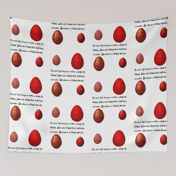 Item preview, The egg, a symbol of life, is shaped like a drop of blood designed and sold by Atelierby-Anita.