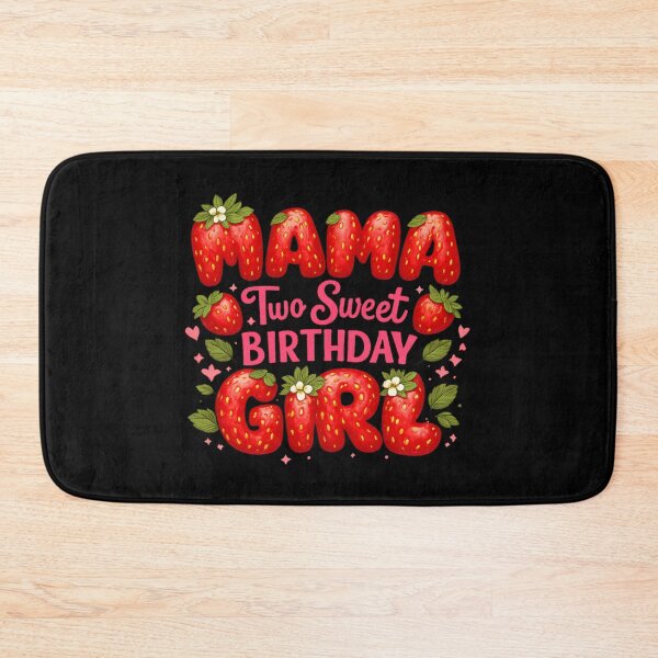 Item preview, Mama Of The Two Sweet Birthday Girl - Strawberry Berry 2nd Birthday designed and sold by Ali-printshop.