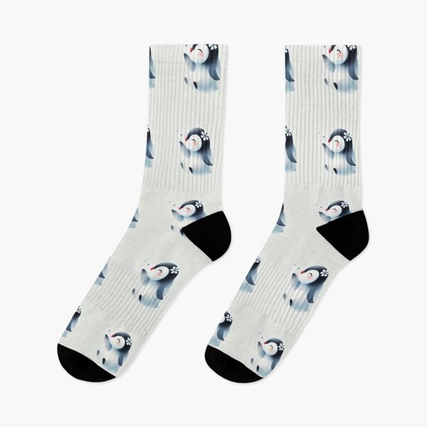 Item preview, A cute penguin sending a kiss by hand designed and sold by ideandesign.