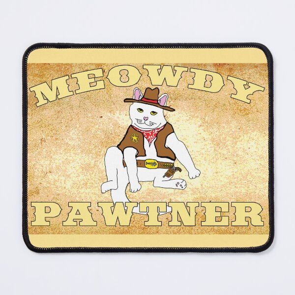 Item preview, Cat Sheriff Meowdy Pawtner | Cat Cowboy designed and sold by DarkwingDave.