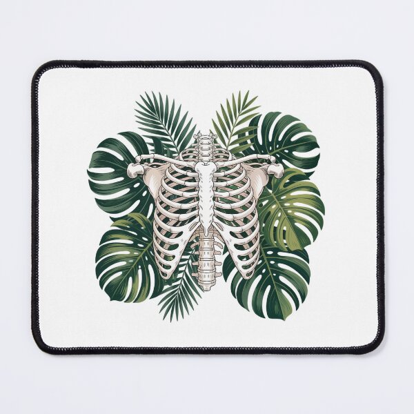 Item preview, Skeleton Over Tropical Leaves designed and sold by jkrphoto.