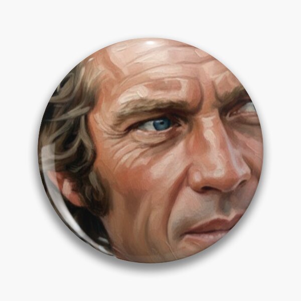 Item preview, The King of Cool: Steve McQueen Racing Spirit Impasto Portrait designed and sold by Art's Diner.