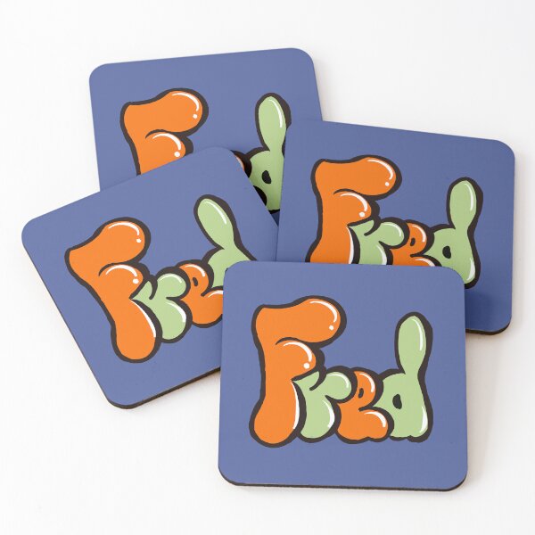 Item preview, Fred name in blue graffiti calligraphy Top 10 best personalized gifts for boys and men named Fred designed and sold by Artonmytee.