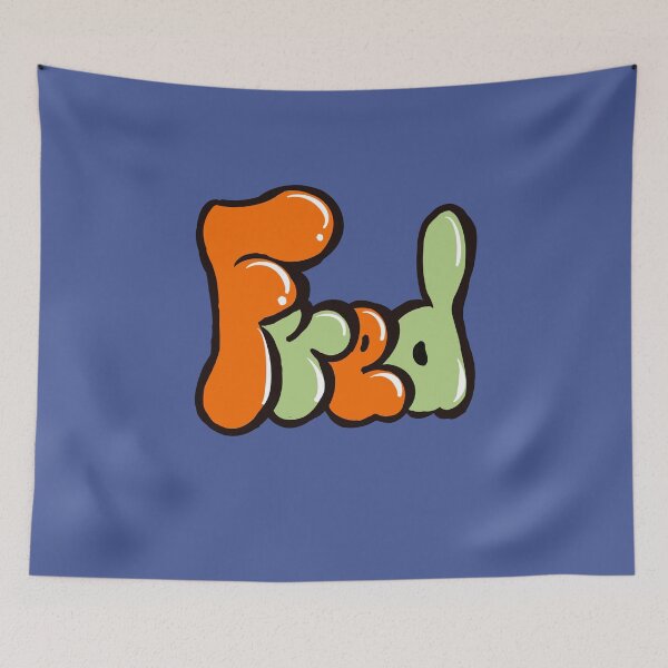 Item preview, Fred name in blue graffiti calligraphy Top 10 best personalized gifts for boys and men named Fred designed and sold by Artonmytee.