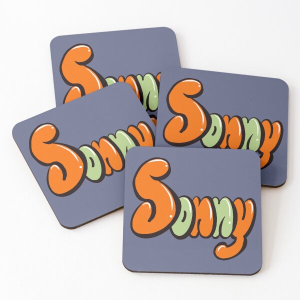 Item preview, Sonny name in orange - Personalized Custom name gift ideas for boys and men designed and sold by Artonmytee.