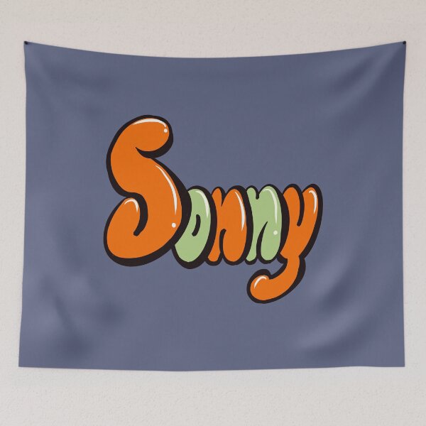 Item preview, Sonny name in orange - Personalized Custom name gift ideas for boys and men designed and sold by Artonmytee.